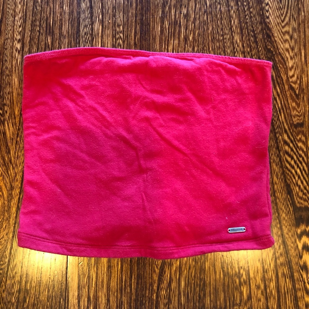 Red Hollister tube top